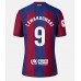 Billige Barcelona Robert Lewandowski #9 Hjemmetrøye 2023-24 Kortermet